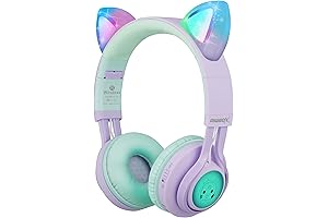 Riwbox CT-7S Cat Ear Bluetooth Noise Cancelling Kids Headphones: The Purrfect Audio Haven