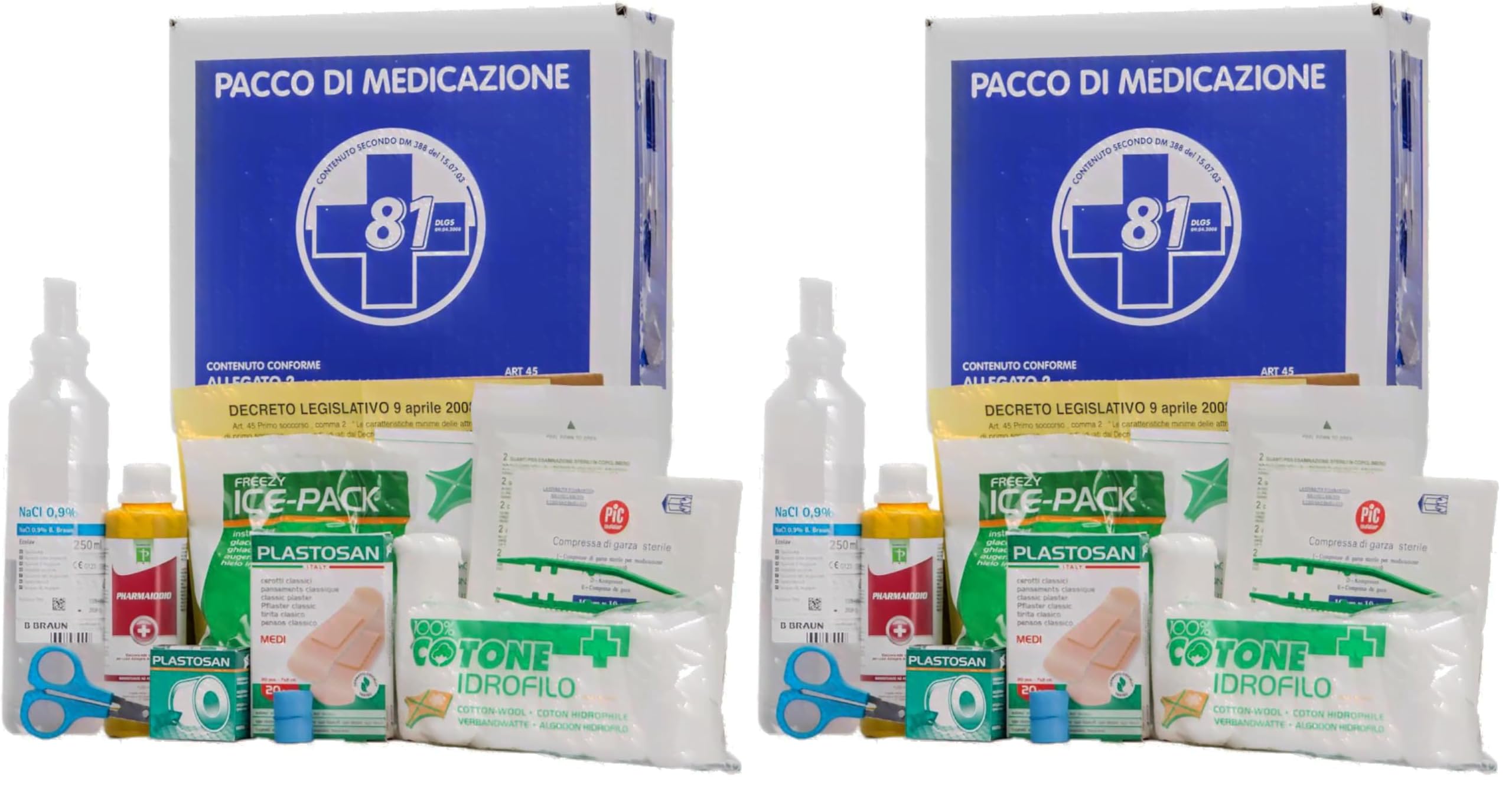Gima, Previzinc benda non elastica "A", impregnata con pasta all'ossido di zinco, indicato per problematiche come tromboflebiti e in fase di guarigione da fratture, 10 cm X 5m, 34716 (Confezione da 2)