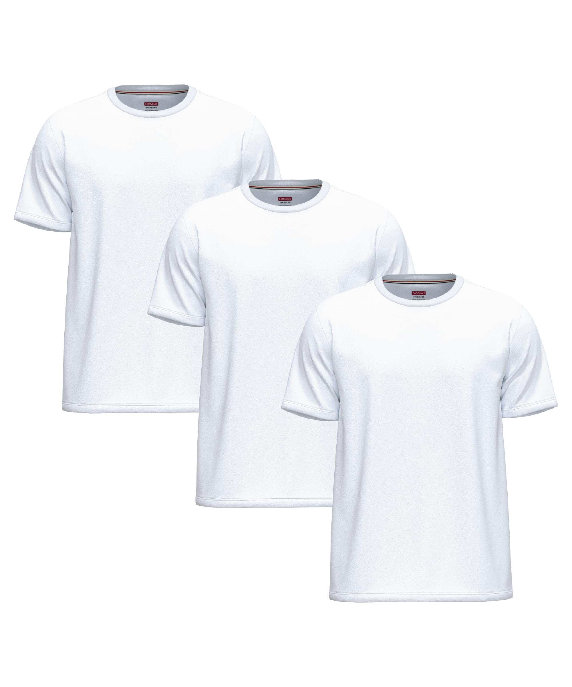 3 Pack T Shirts for Men UK 100% Cotton Tshirts |Pre-Shrunk Crew Neck Mens T Shirts Multipack