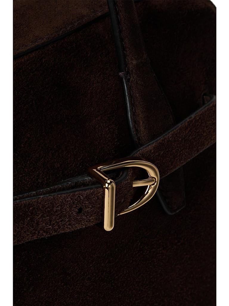 Brown Madewell Suede Lg Belted Satchel