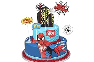 7 Piece Spider Toppers for Your Next Creepy and Crawly Soiree