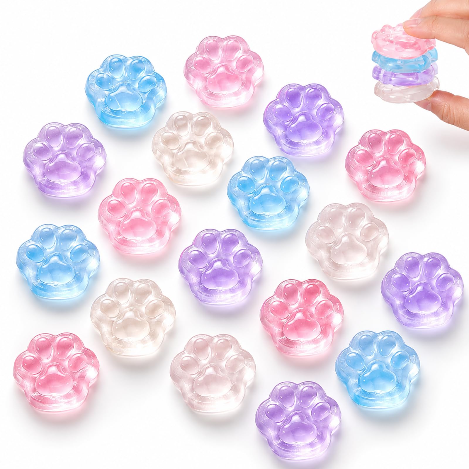 16Pcs Mini Squishies, Soft Sensory Fidget for Desk, Cute Stress Relief Gadgets Set with Multiple Colours, Portable Office Companio