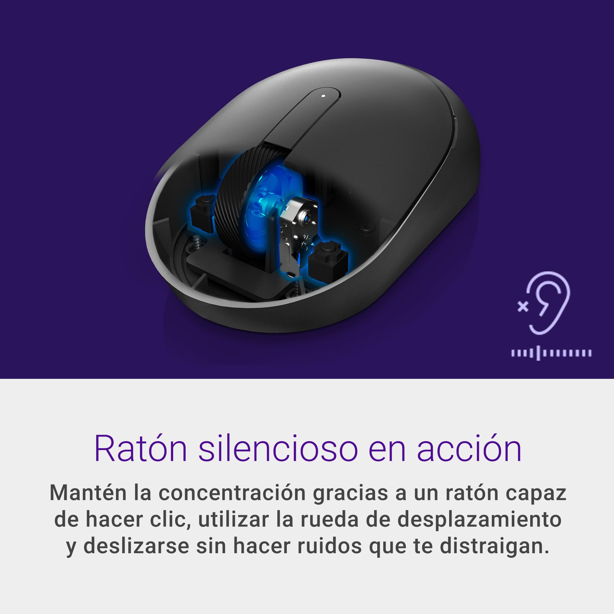 Amazon | Dell Silent Mouse MS355 – ワイヤレスマウス サイレント