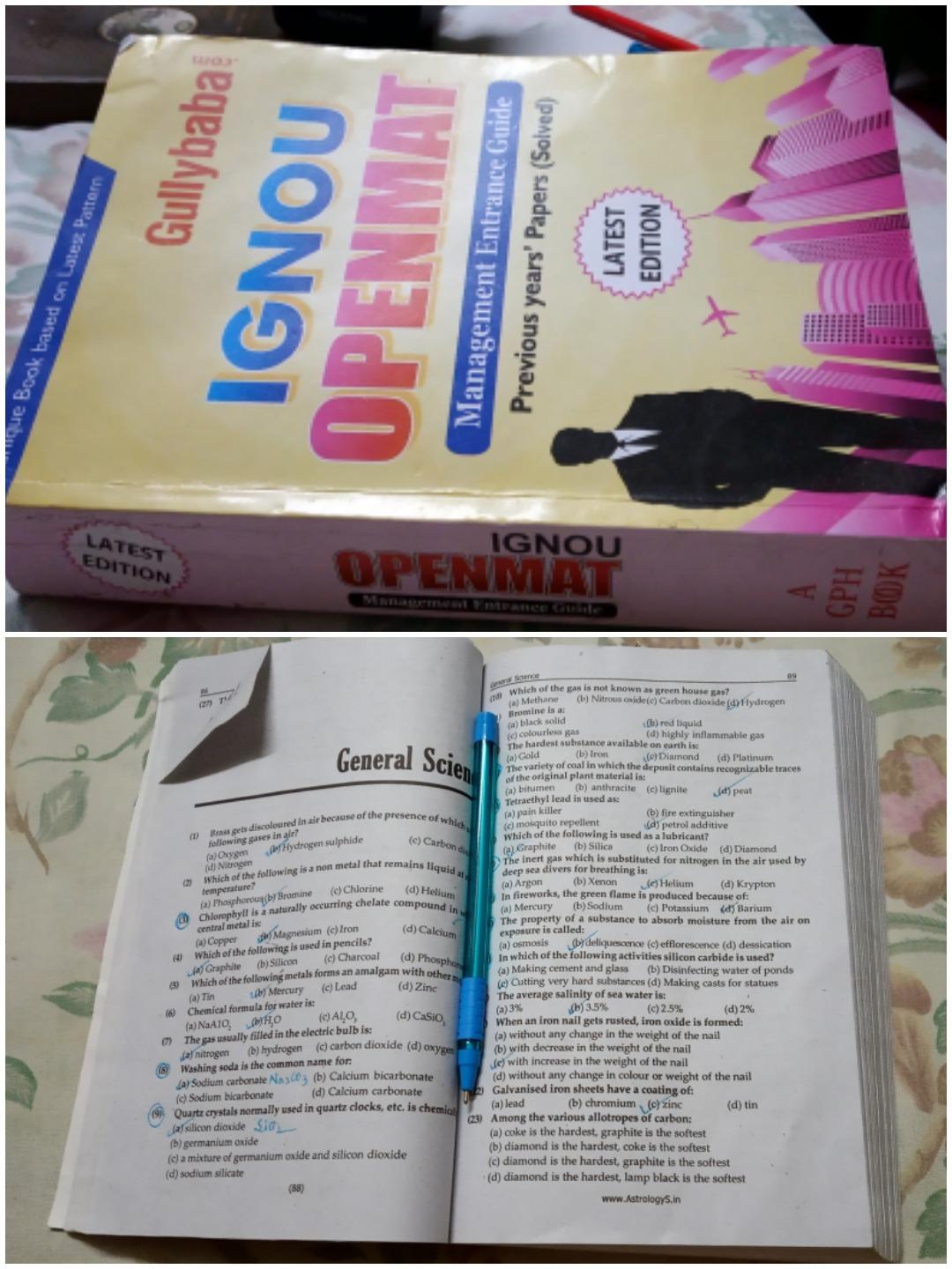 Buy Gullybaba IGNOU MBA (Latest Edition) Openmat Management Entrance