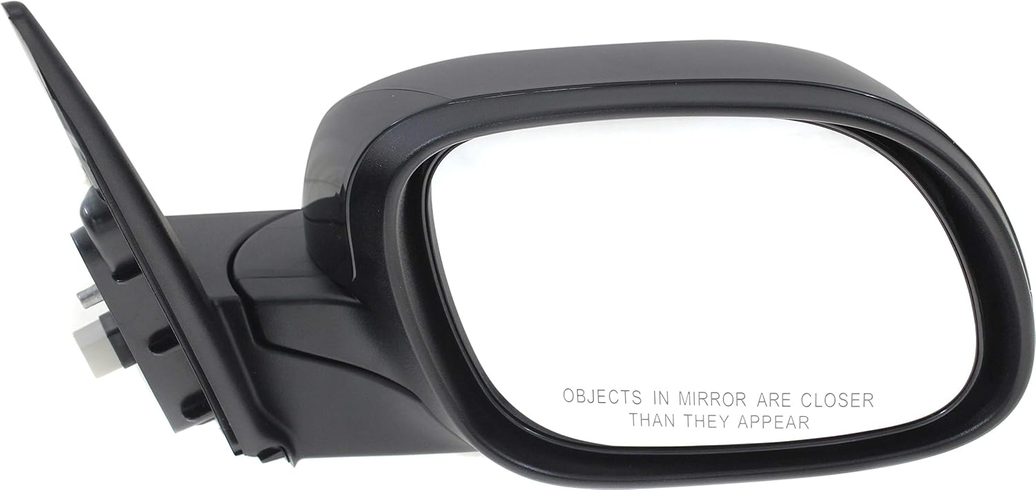 Kool Vue Driver & Passenger Side Power Non-Heated Mirrors for Kia Soul 2014-2019 Manual Fold Without Signal Light Paintable