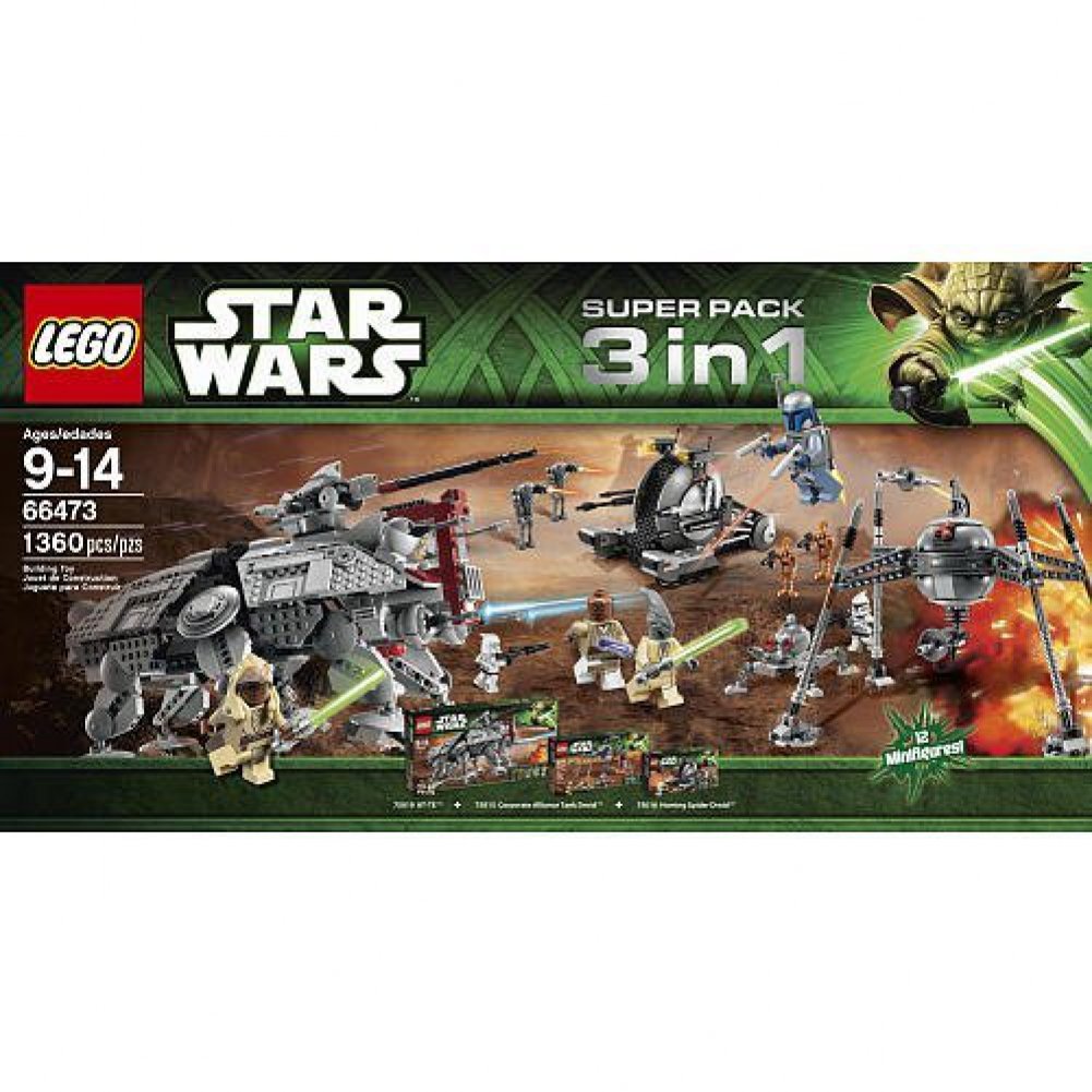 LEGO Star Wars Super Pack 3 in 1 Combo 66473