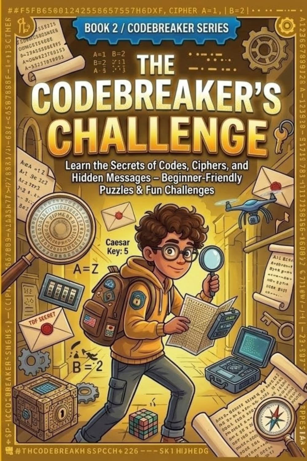 The Codebreaker’s Challenge: Intermediate Ciphers, Secret Messages, and Spy Puzzles to Test Your Skills (The Codebreaker Series)