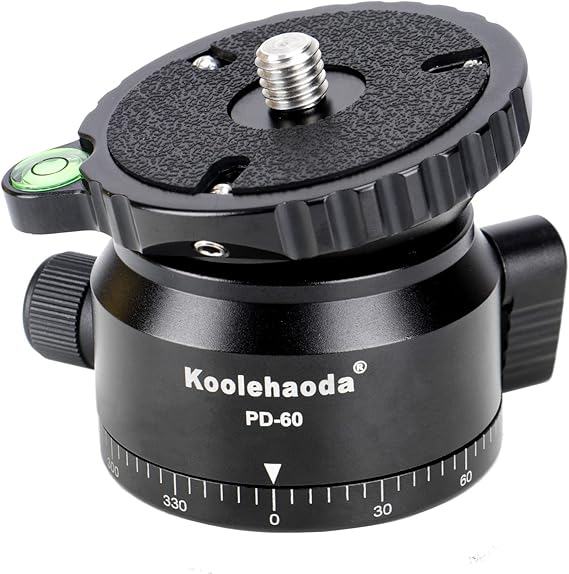 Koolehaoda Tripod Head Leveling Base, Leveling Base Half