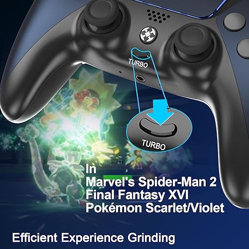 Miniatura 6 de Controlador Ymir Luna actualizado con paletas traseras, turbo, controladores inalámbricos de juegos Fire TV para PC, GeForce Now, Firestick,