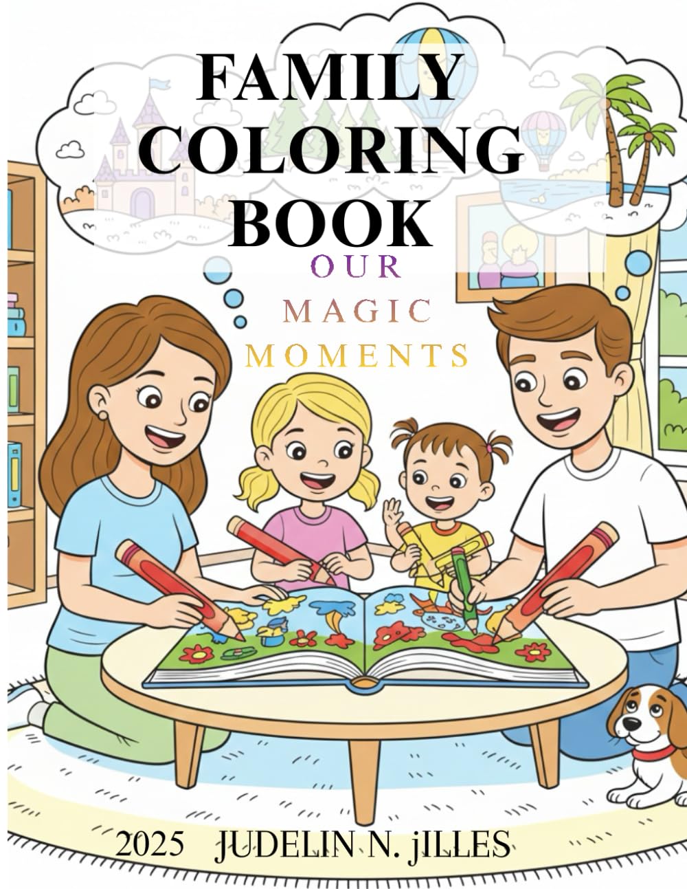 FAMILY COLORING BOOK: OUR MAGIC MOMENTS