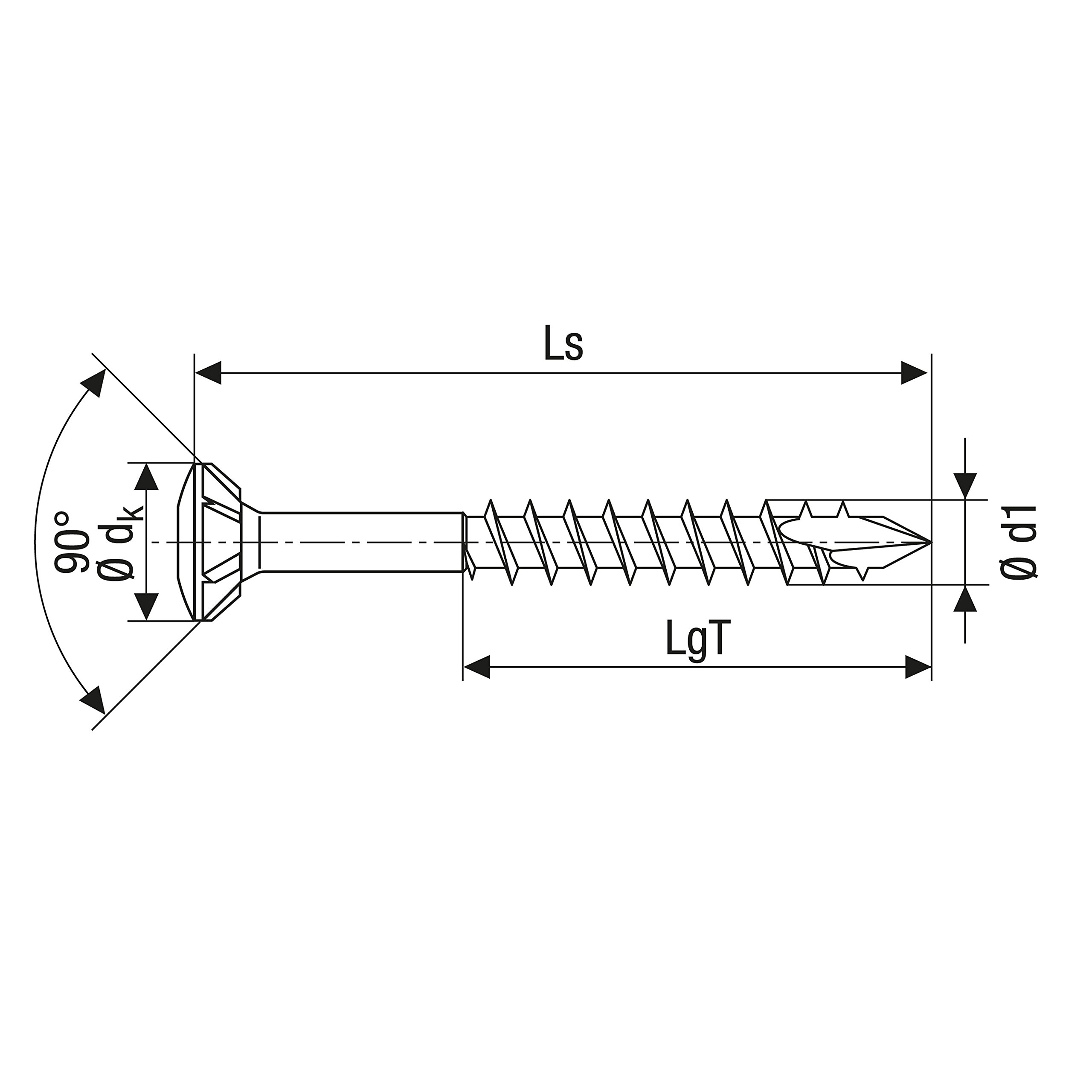 SPAX 1.4567 25170004504021 - Lote de tornillos T-Star plus Cut (rosca parcial, 4,5 x 40 mm, 200 unidades, acero inoxidable)