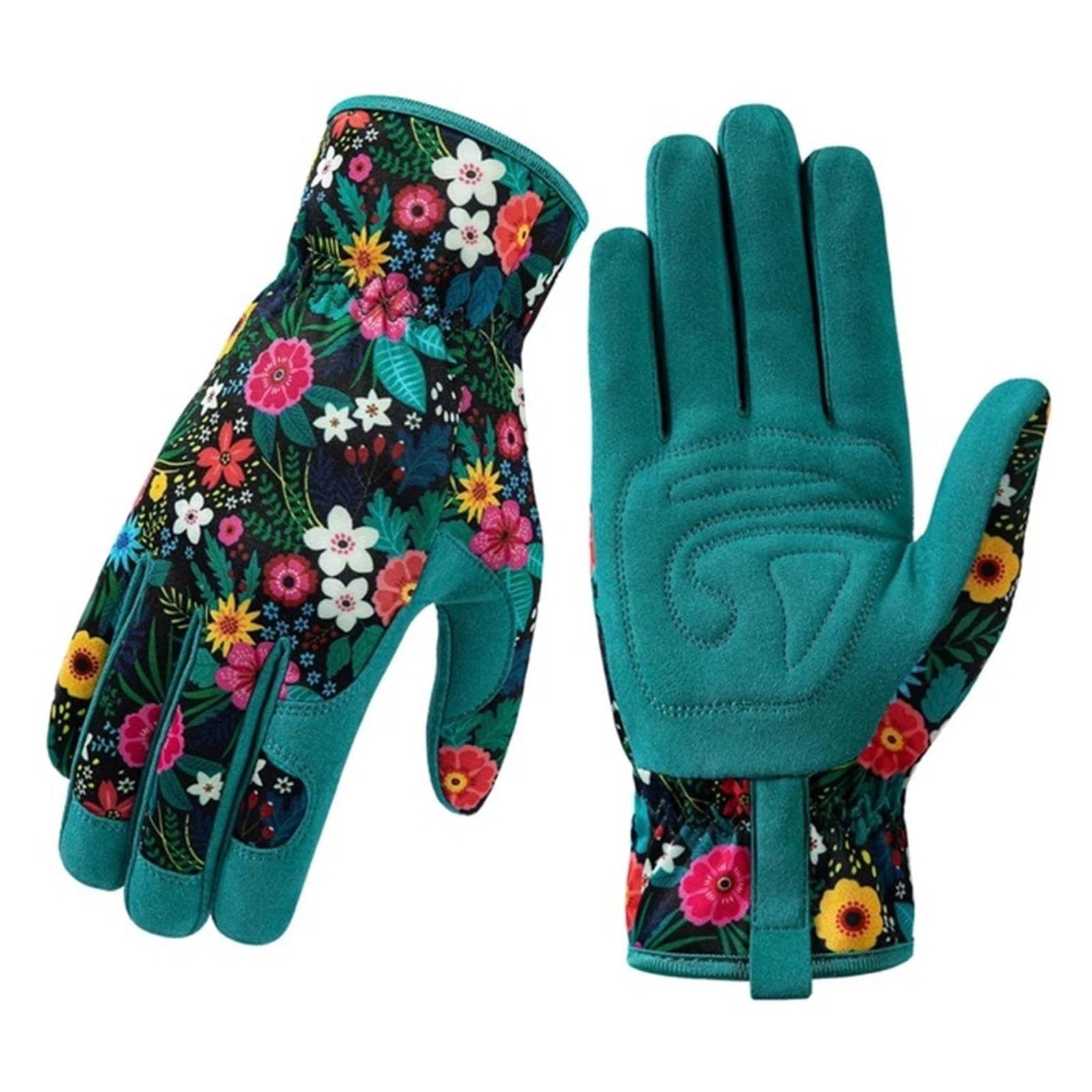 Guantes de jardinería, Guantes de jardinería for mujer, for podar rosas, excavar, plantar, multicolor(Onecolor)