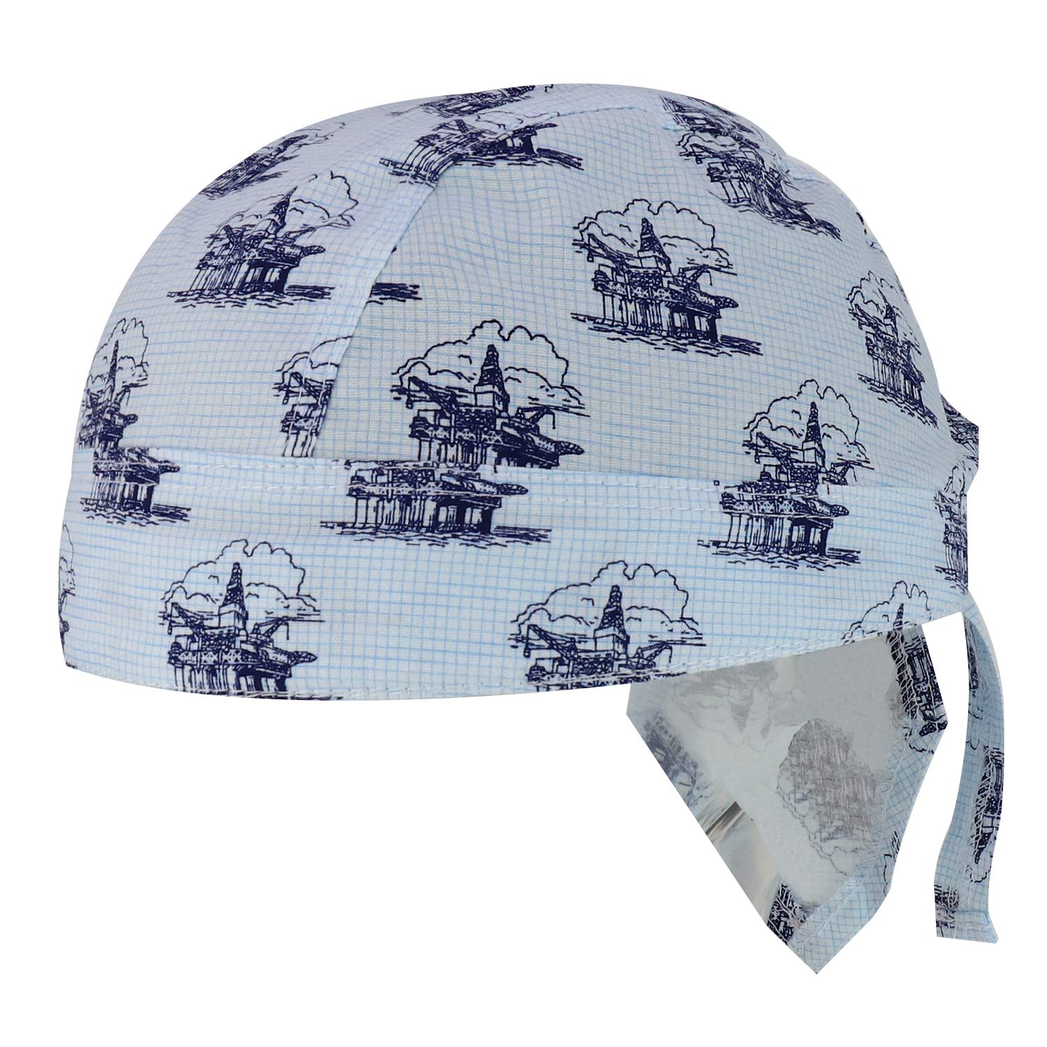 Trendy Apparel Shop Breathable Cotton Headwrap Skull Cap Doo Rag