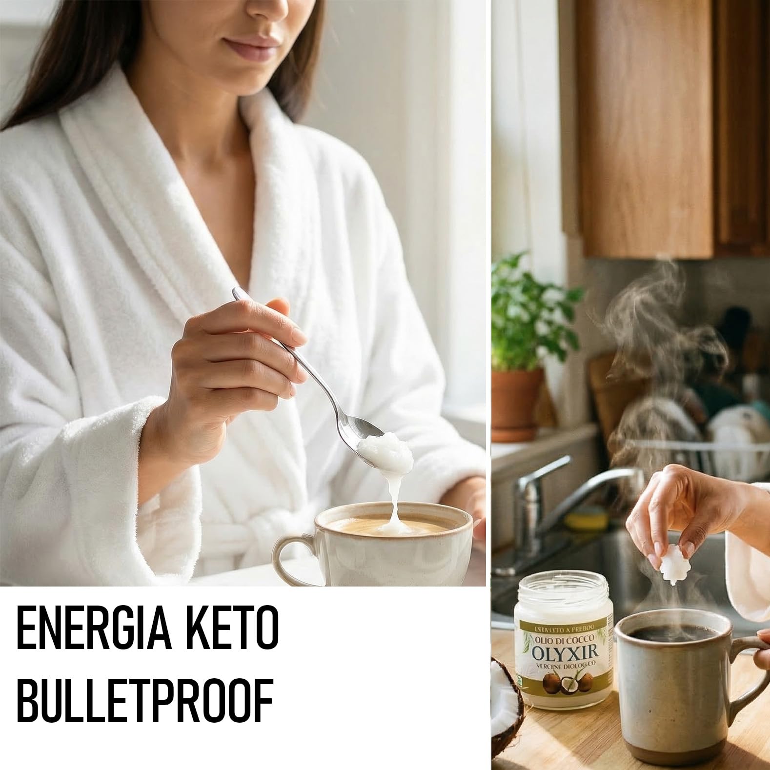 OLYXIR - Ekologiczny olej kokosowy do kosmetyków, tłoczony na zimno, 200 ml, naturalny środek do usuwania makijażu, nawilżający naturalny kosmetyk, olej kokosowy, do skóry, ciała i włosów, organiczny