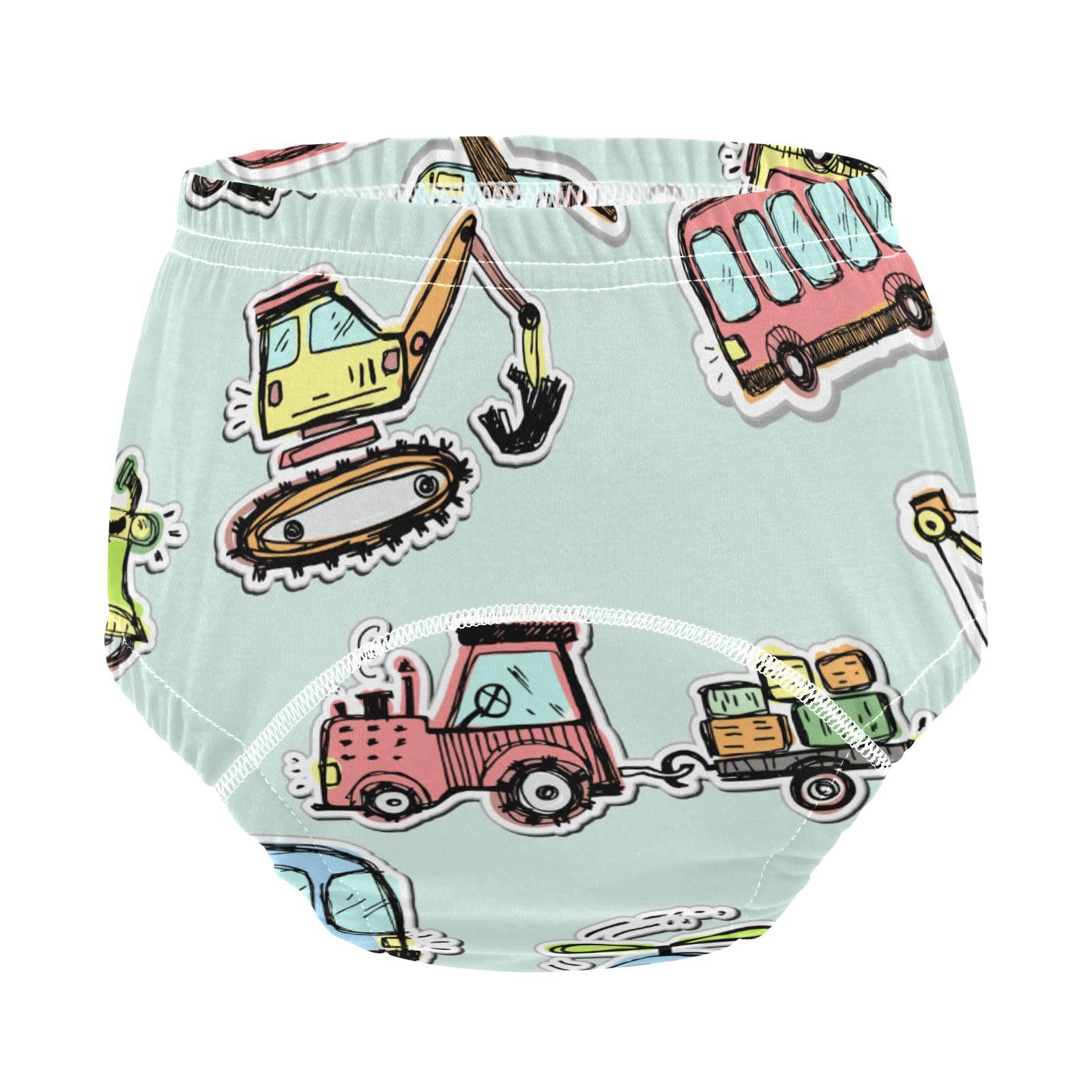 Aflyko Potty Training Underwear Construction Truck Bus Plane Toilet Trainer for Boys Girls 2T-5T