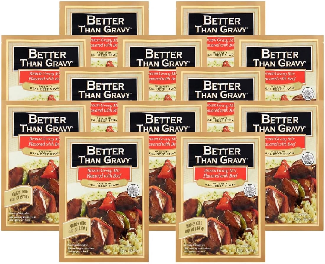 Better Than Gravy Gravy Mix Beef, 1 Ounce (Pack of 12)