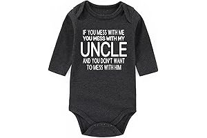 Funny Baby I Love My Uncle Bodysuit