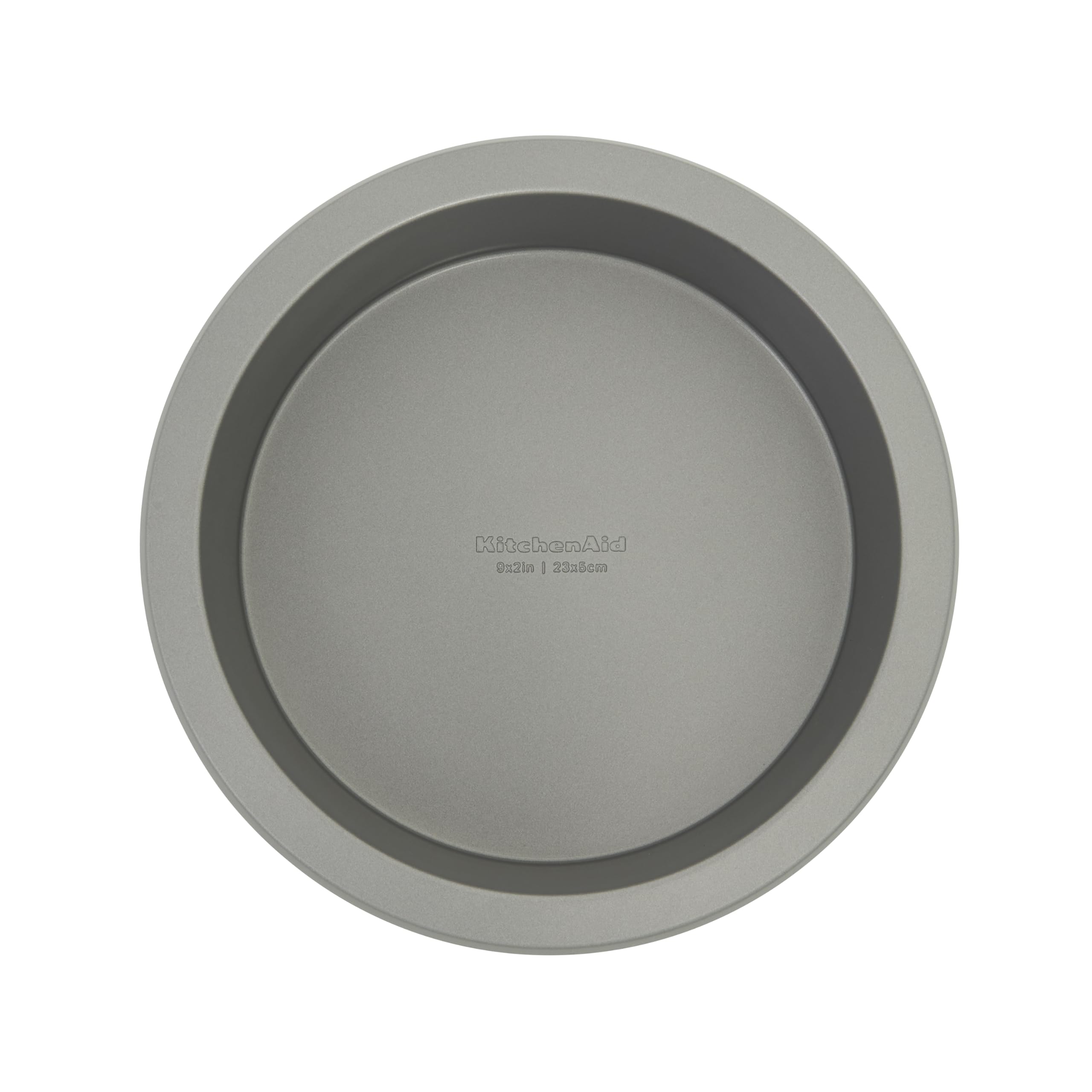 KitchenAid Runde Kuchenform aus aluminisiertem Stahl, 22,9 cm, konturiert, silberfarben