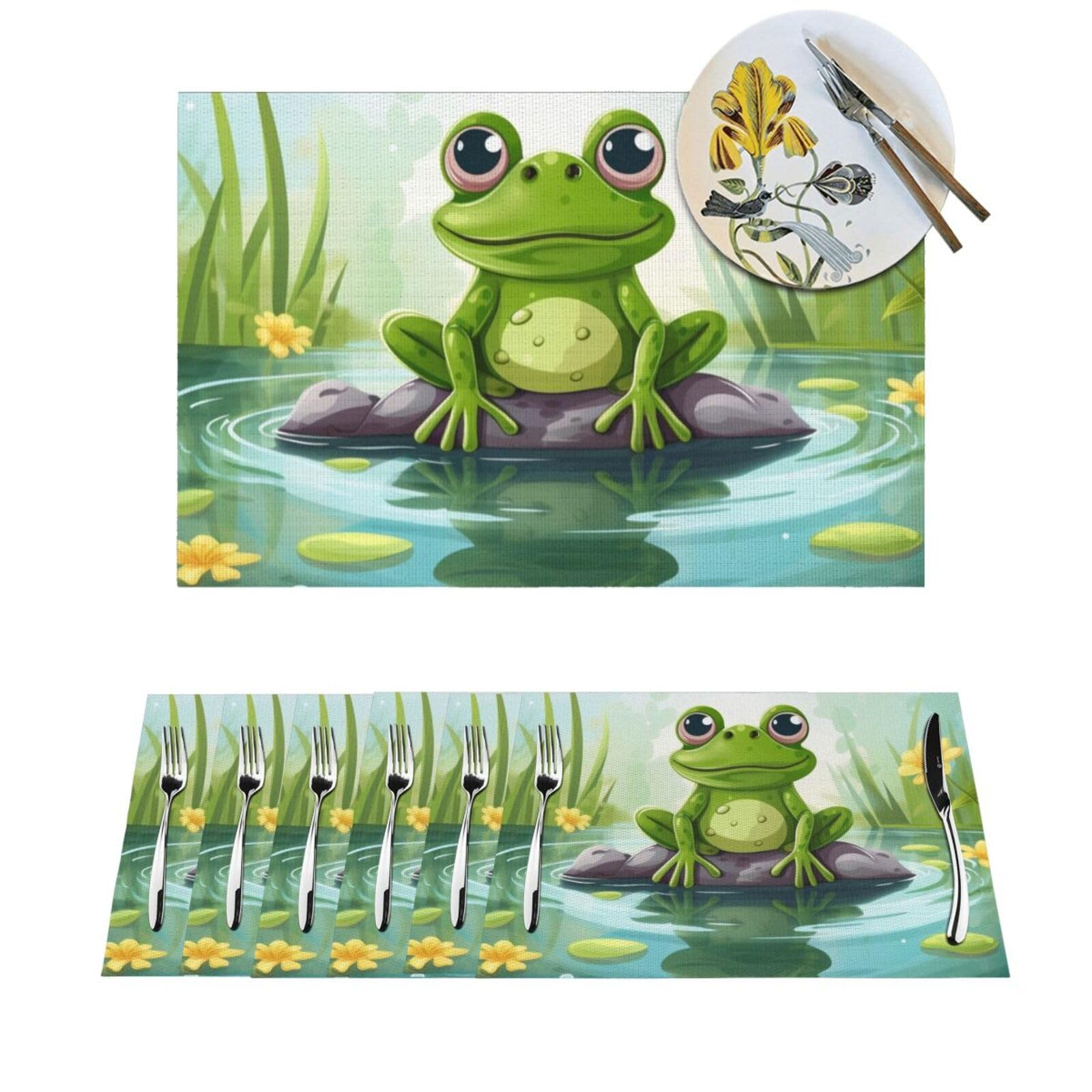 Sets de table antidérapants lavables pour éliminer les taches sur la table de cuisine
