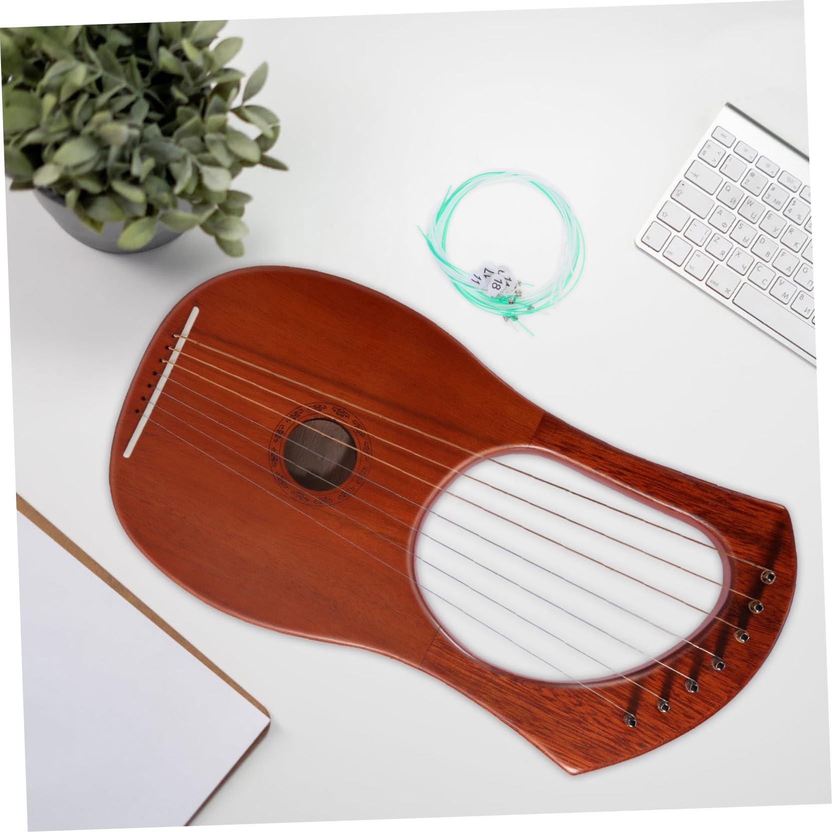BESTonZON 5juegos Cuerdas De Arpa De Nylon Para Reemplazo De Cuerdas Prácticas y Duraderas Accesorios Para Instrumentos Musicales Para Aprendices y Músicos
