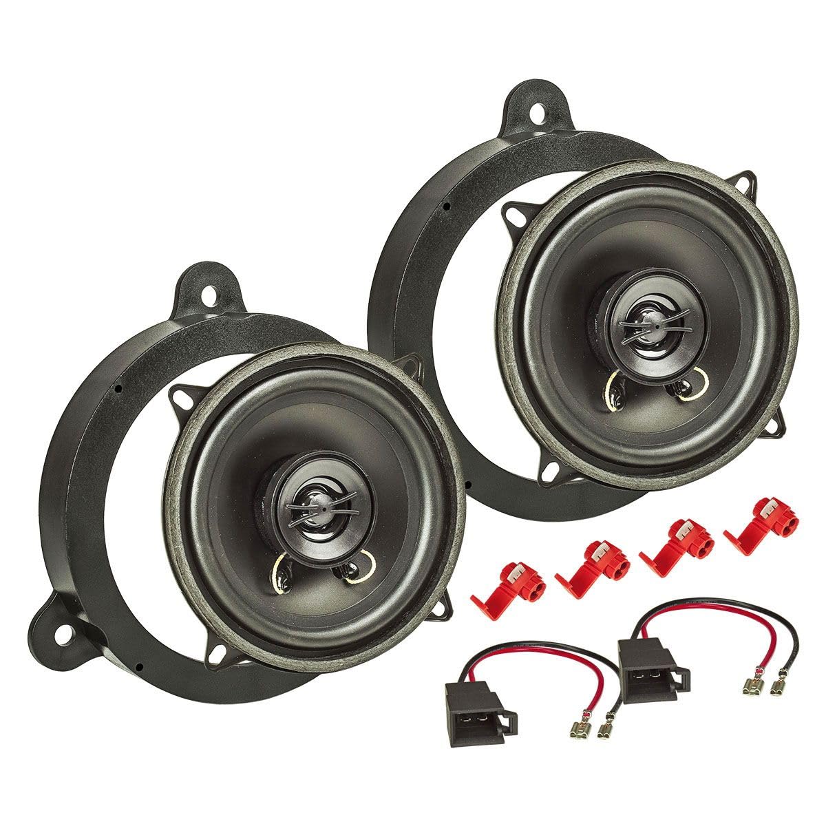 tomzz Audio 4009-002 TA13.0-Pro Conjunto de instalación de Altavoces Compatible con Renault Megane 3 Dacia Logan Sandero 130mm Sistema coaxial
