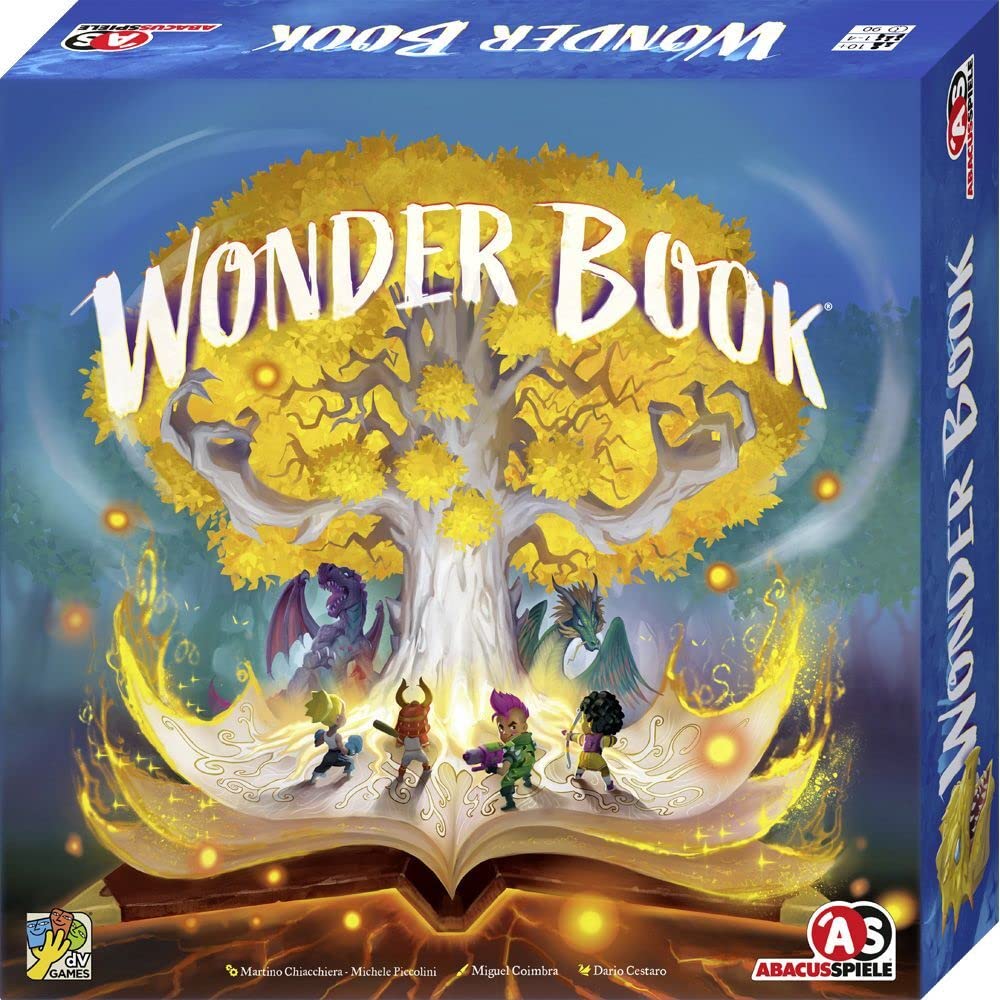 ABACUSSPIELE 33211 Wonder Book Pop up - Libro de jugadas para Toda la Familia, Color Amarillo