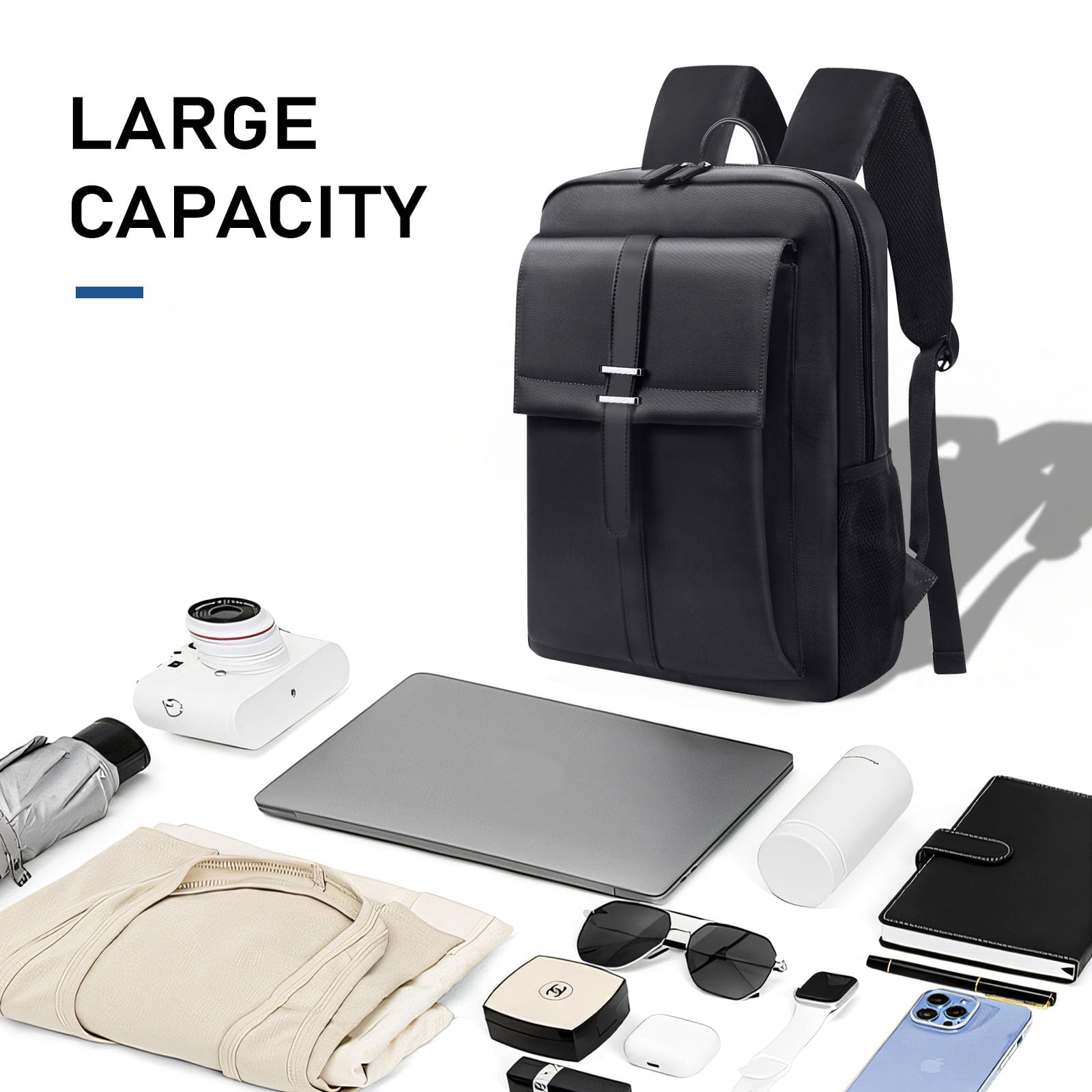 Dobaly Sac à Dos Homme Travail Ordinateur Portable Impermeable PC