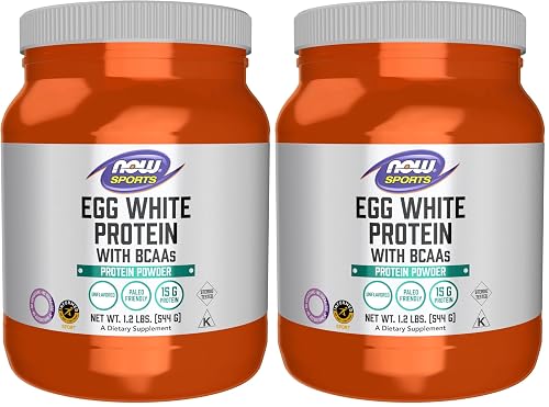 NOW Foods Sports Nutrition, Egg White Protein, 16 g with
