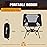 MOON LENCE Portable Camping Chair Backpacking Chair - The 4th Generation Ultralight Folding Chair - Compact, Lightweight Foldable Chairs for Hiking Mountaineering Beach