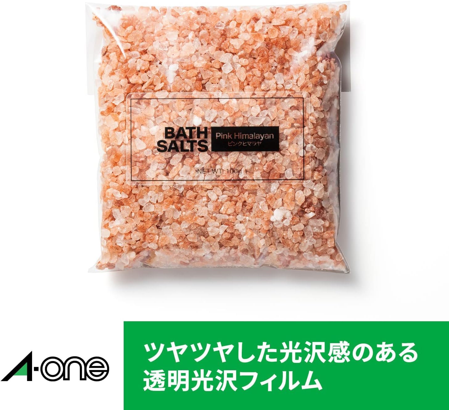 Amazon.co.jp: エーワン ラベルシール 光沢 透明 ノーカット 10枚