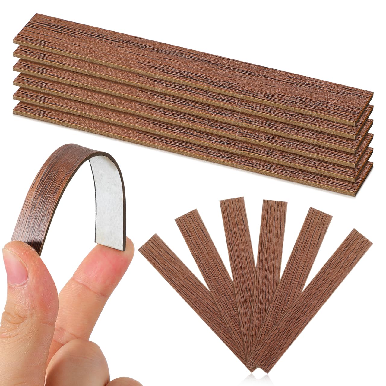 BESPORTBLE Peel and Stick Doll House Flooring Tiles 40 Pcs Self Adhesive Miniature Floorboards for Diy Dollhouse Decoration and Crafting