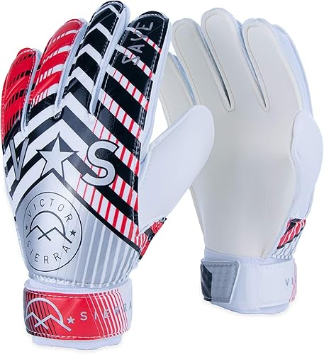 Victor Sierra Guantes de portero de fútbol 'Save' para niños y adultos