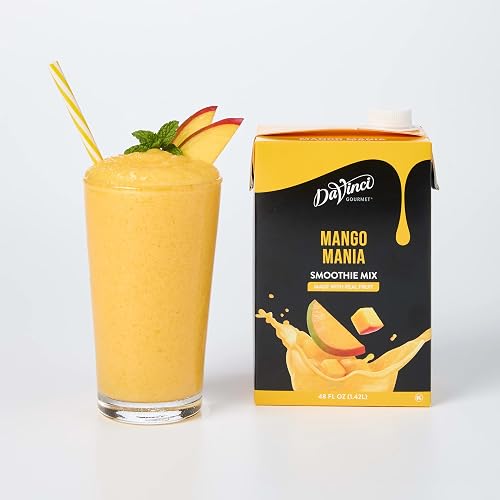 DaVinci Gourmet Mango Mania Smoothie, 48 Fluid Ounces (Pack of
