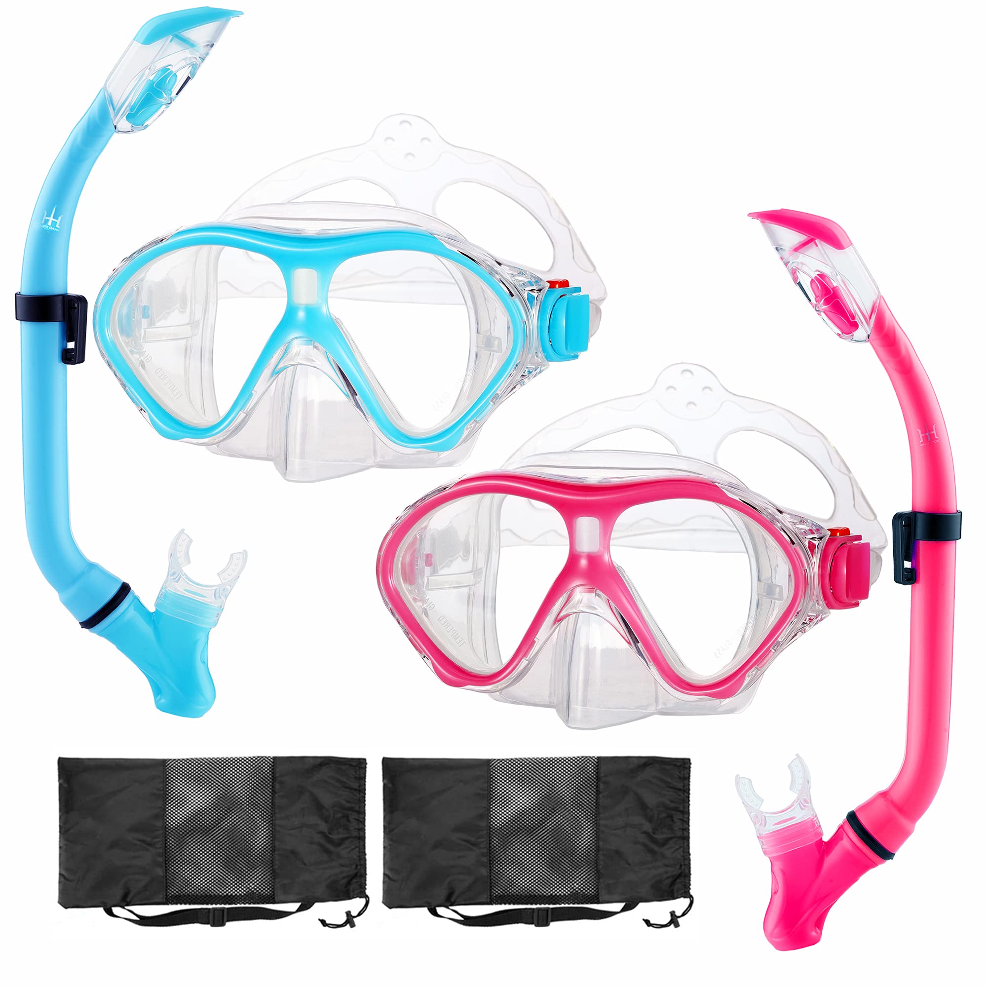 Buy Snorkeling Gear for Kids with Foldable Silicone Full Dry Snorkel