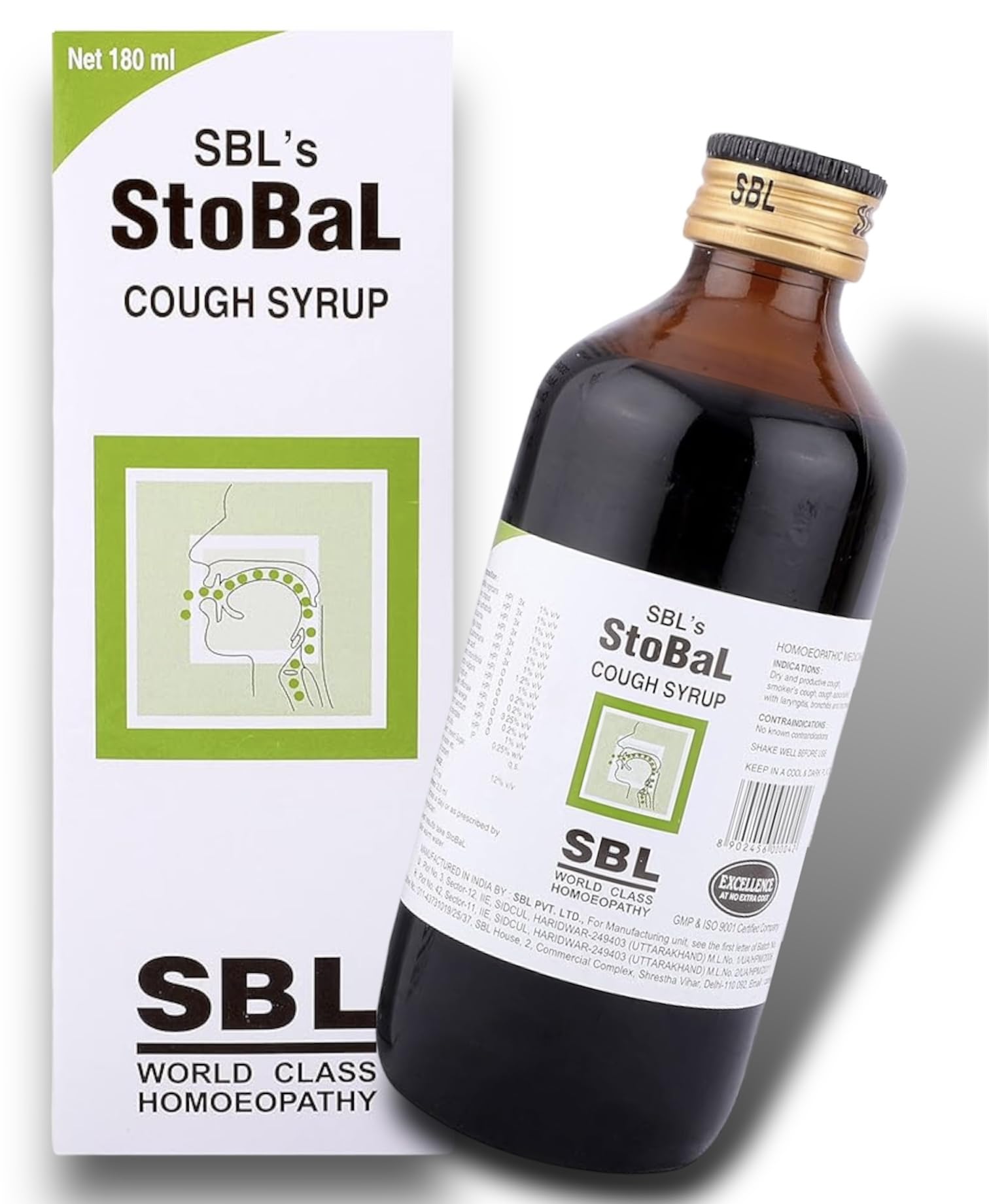 ABCD30 SBL Stobal Cough Syrup (180ml) - Set of 2 Bottles (B0BNM2F8XJ) Amazon Price History, Amazon Price Tracker