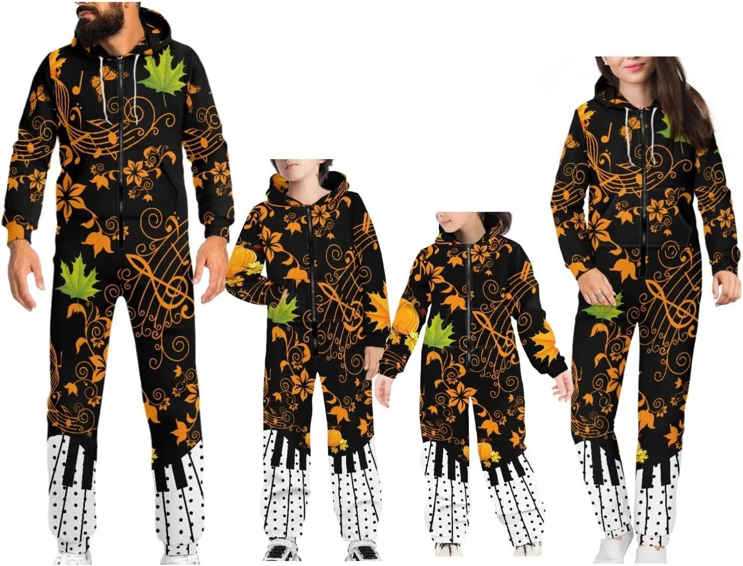 Belidome Pajamas Family Matching Hoodie Onesies Jumpsuit Sleepwear One-piece Loungewear Lightweight Comfy