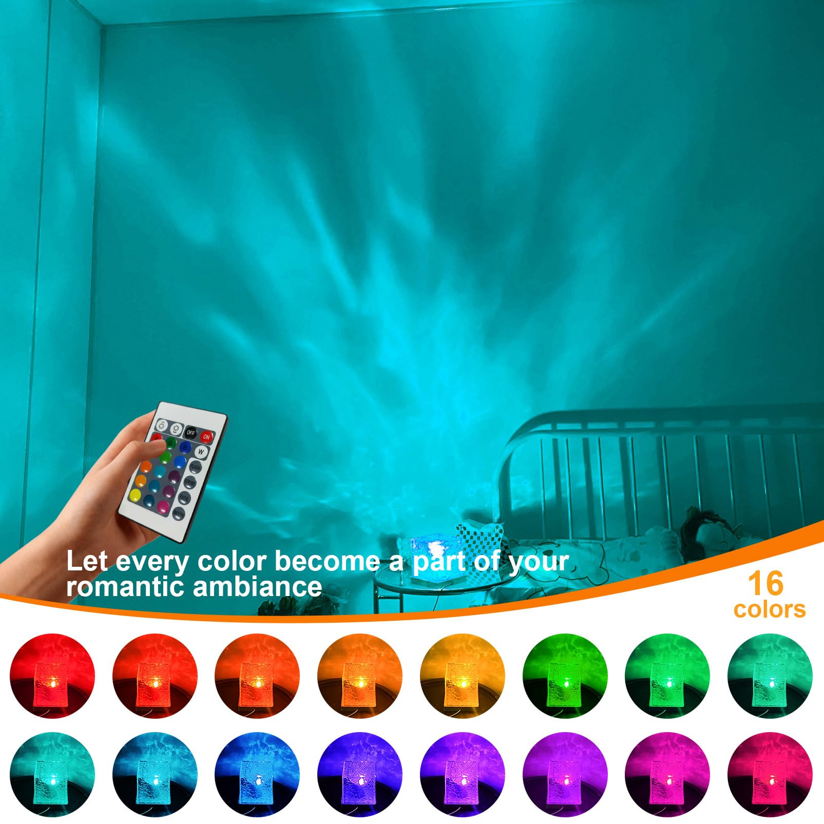 Aurora Nordlicht Projektor Mit 16 Farben – Projektor Für