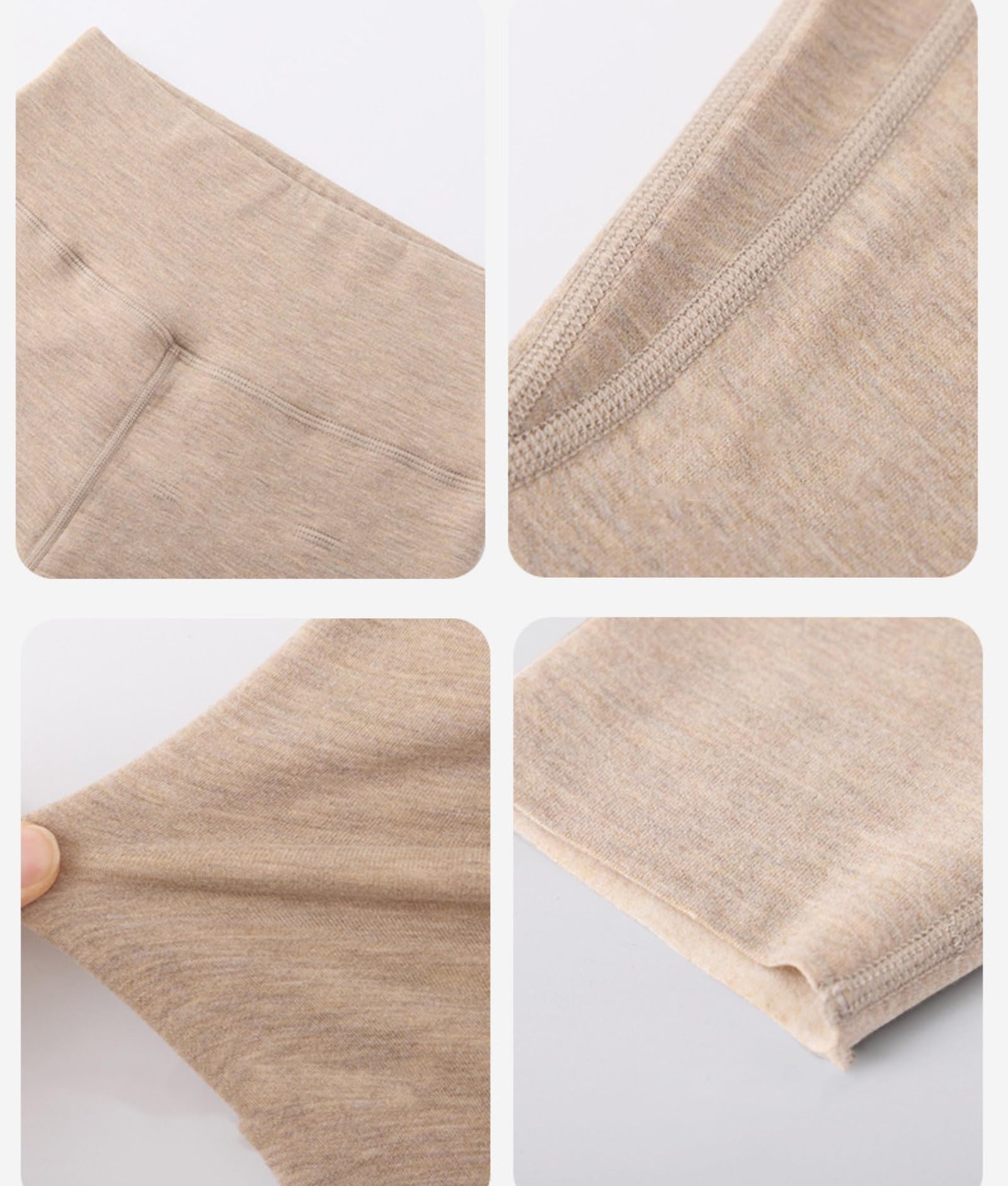 Termiczne Długie Spodnie dla Kobiet Wysoki Stan Slim Fit Lekka Casual Fleece Podszewka Bielizna na Zimną Pogodę
