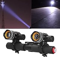 Vista 7 de Faros delanteros para manubrio de scooter, luces de bicicleta recargables por USB, kit de luces eléctricas para scooter de tercer engranaje, kit