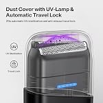 Foil Shaver for Men, Protable Shavers with Double Floating Blade, IPX7 Electric Razor Men with UV Lamp, Cordless & Painless Electric Shaver for Men with Auto Travel Lock, USB-C Rechargeable Trimmer