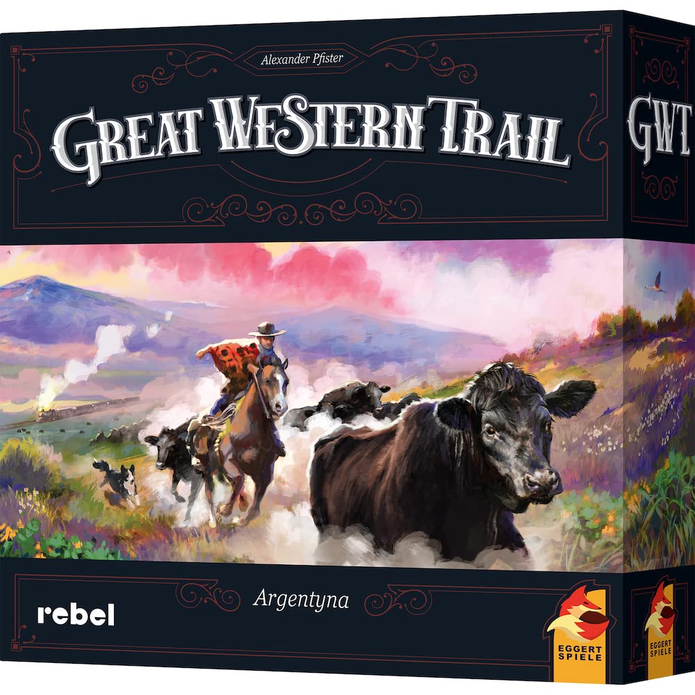 Rebel | Great Western Trail: Argentyna | Gra Planszowa | Wiek 12+ | 1+ graczy | Czas gry około 90 min.