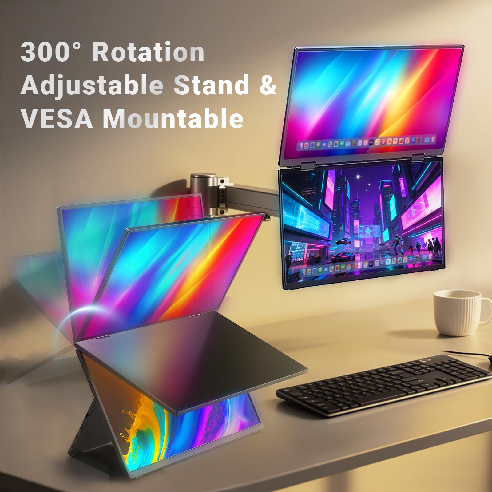 Amazon.co.jp: MINIX SF15 FOLD デュアル15.6インチ折りたたみ式