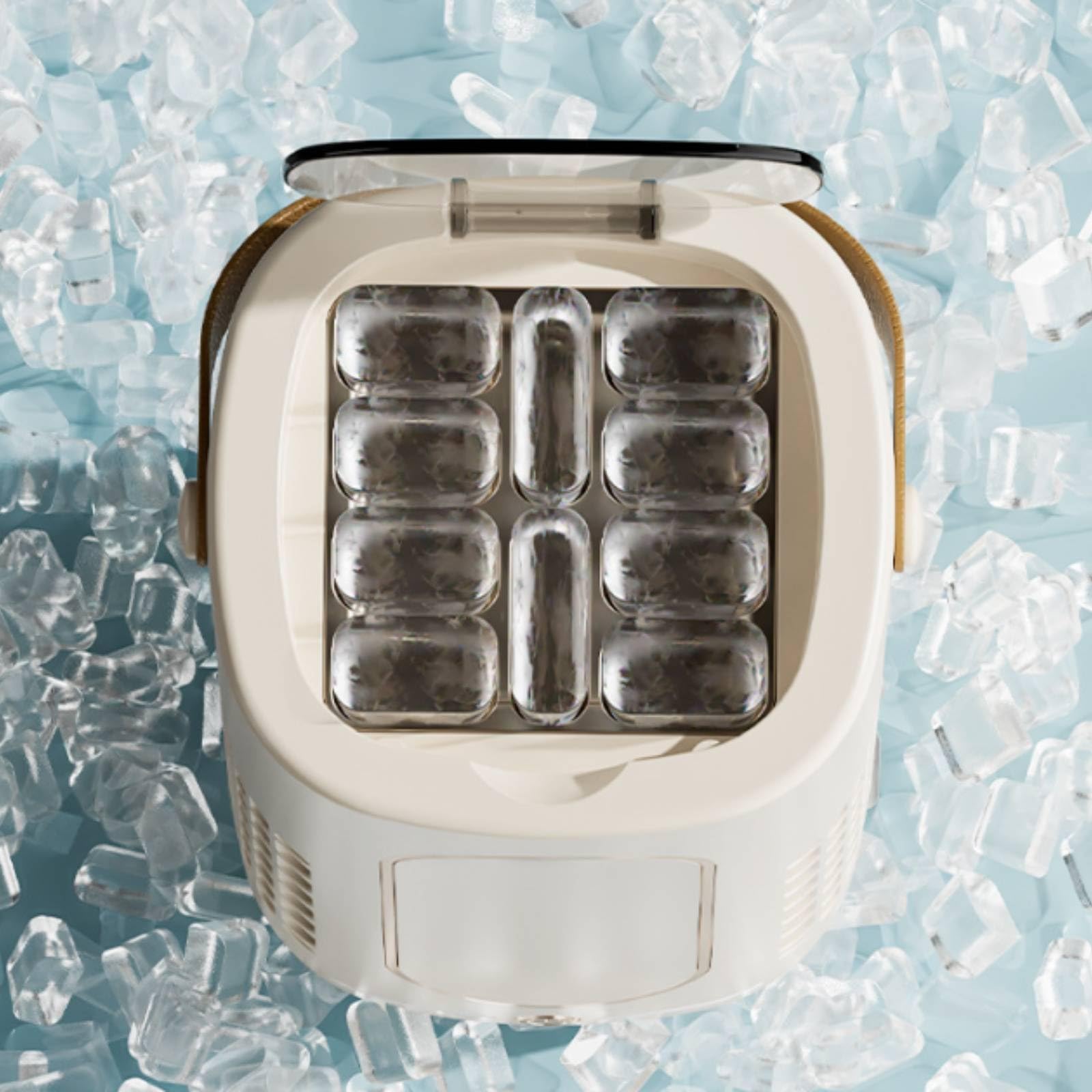 rockible Gelatiera tile Tavolo per Spostamenti in Auto, Casa, Ufficio,