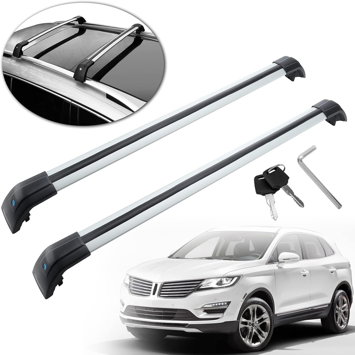 Roof Racks Cross Bars Fit for Lincoln MKC