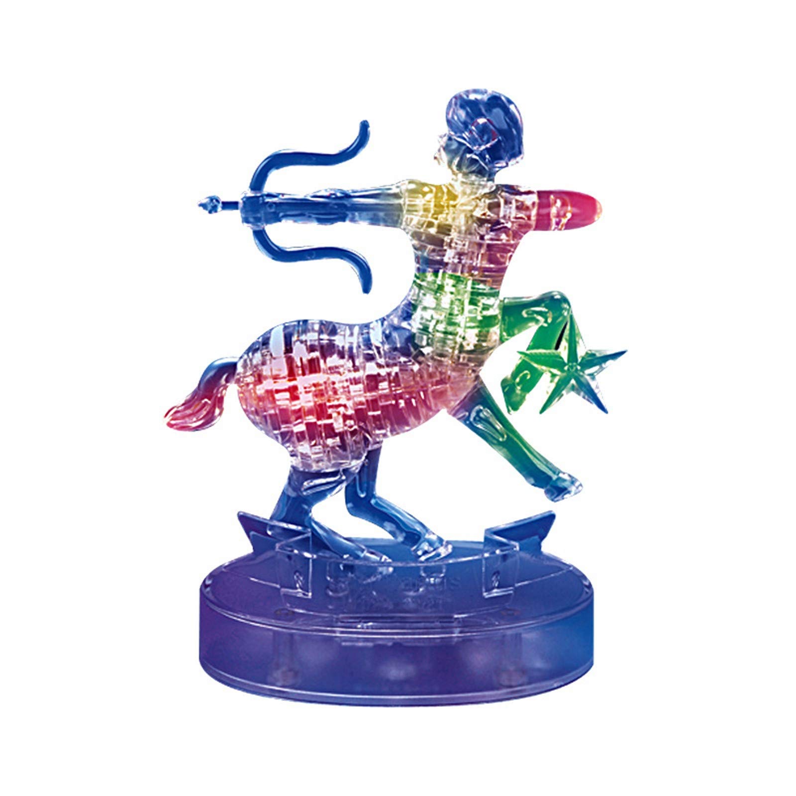 Jipersuo 12 Puzzle Constellation Crystal Light -saw Twelve Astrolog Clear 3D Education 32