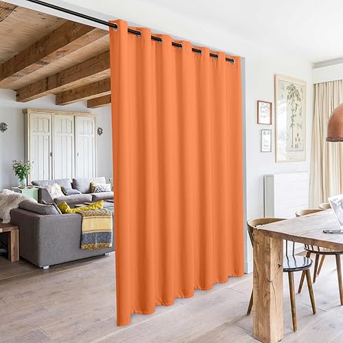 Miniatura 2 de MYSKY HOME Cortinas para Puerta Corrediza para Sala de Estar, Cortina Opaca con Ojales para Dormitorio, Patio Persianas Verticales Gruesas