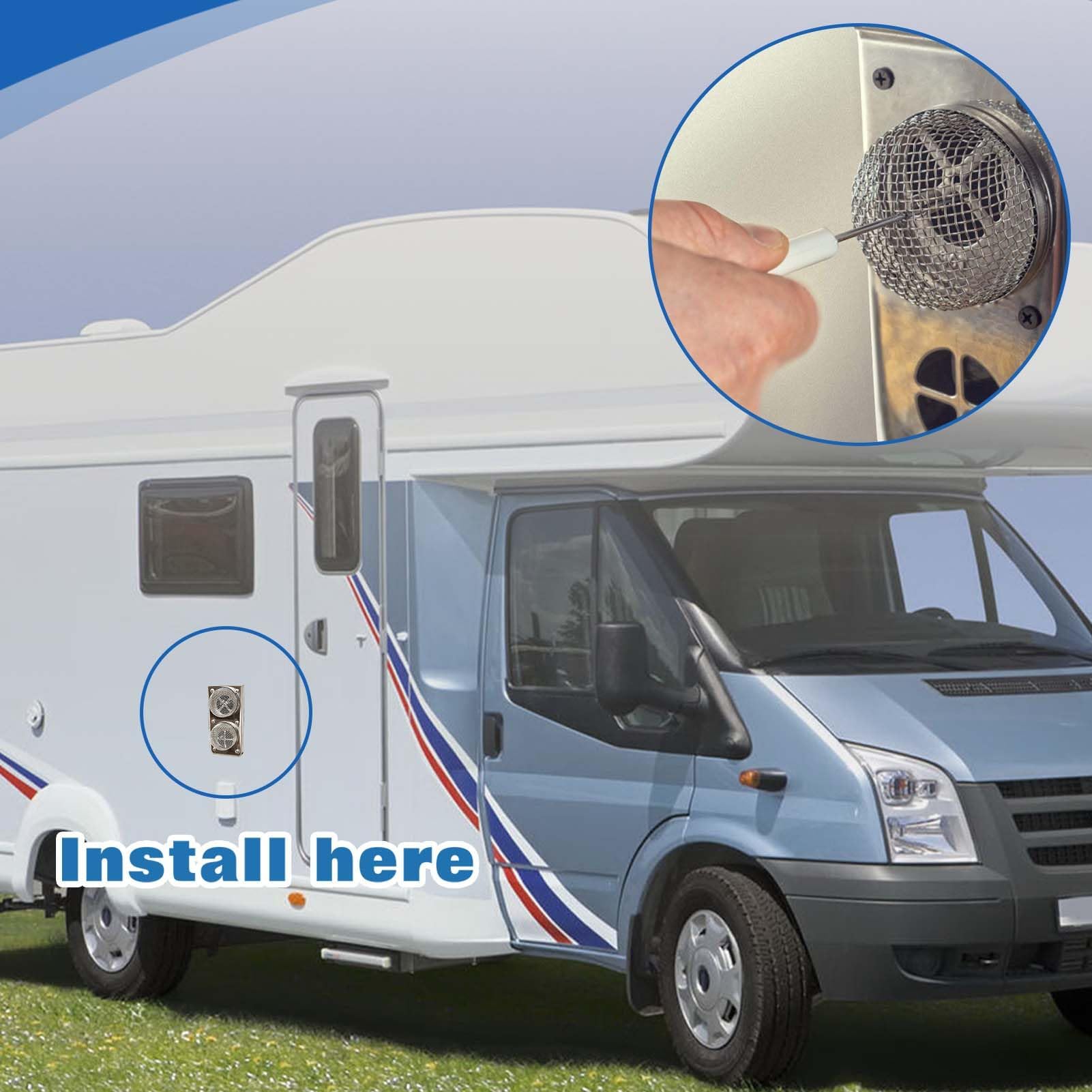 LEONTOOL 2 Pack RV Furnace Vent Screen - Image 4