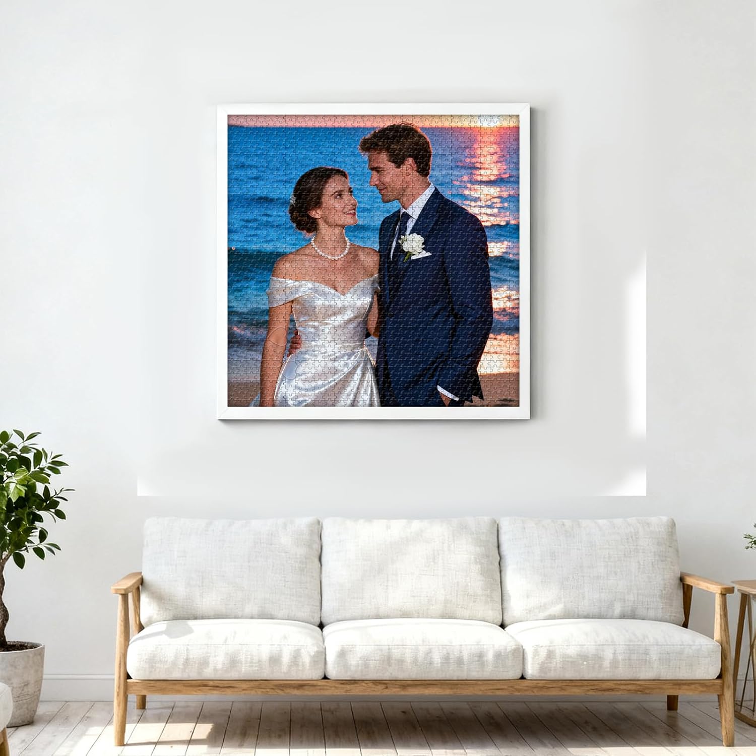 Custom Photo Puzzle 1314 Pieces,GIVEITALL Custom Puzzles from Photos Personalized Puzzle for Lover Custom Christmas Halloween Thanksgiving Day Birthday Pet Wedding Gifts for Family Firends