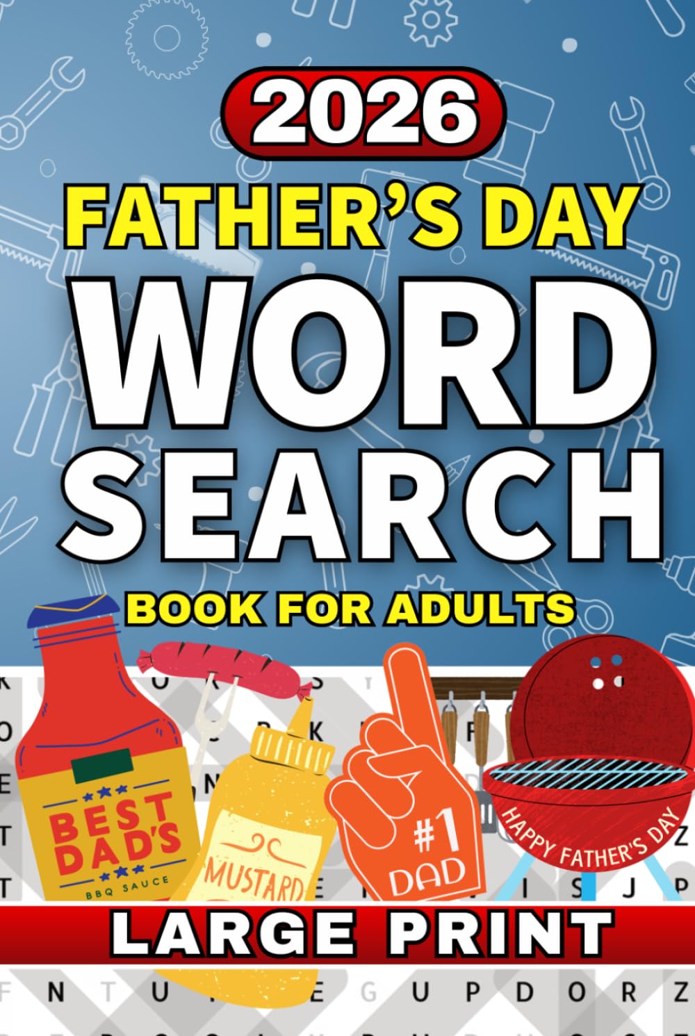 Father's Day Word Search Puzzle Book: Large Print Word Find Puzzles for Dad | A Fun and Thoughtful Gift for Fathers