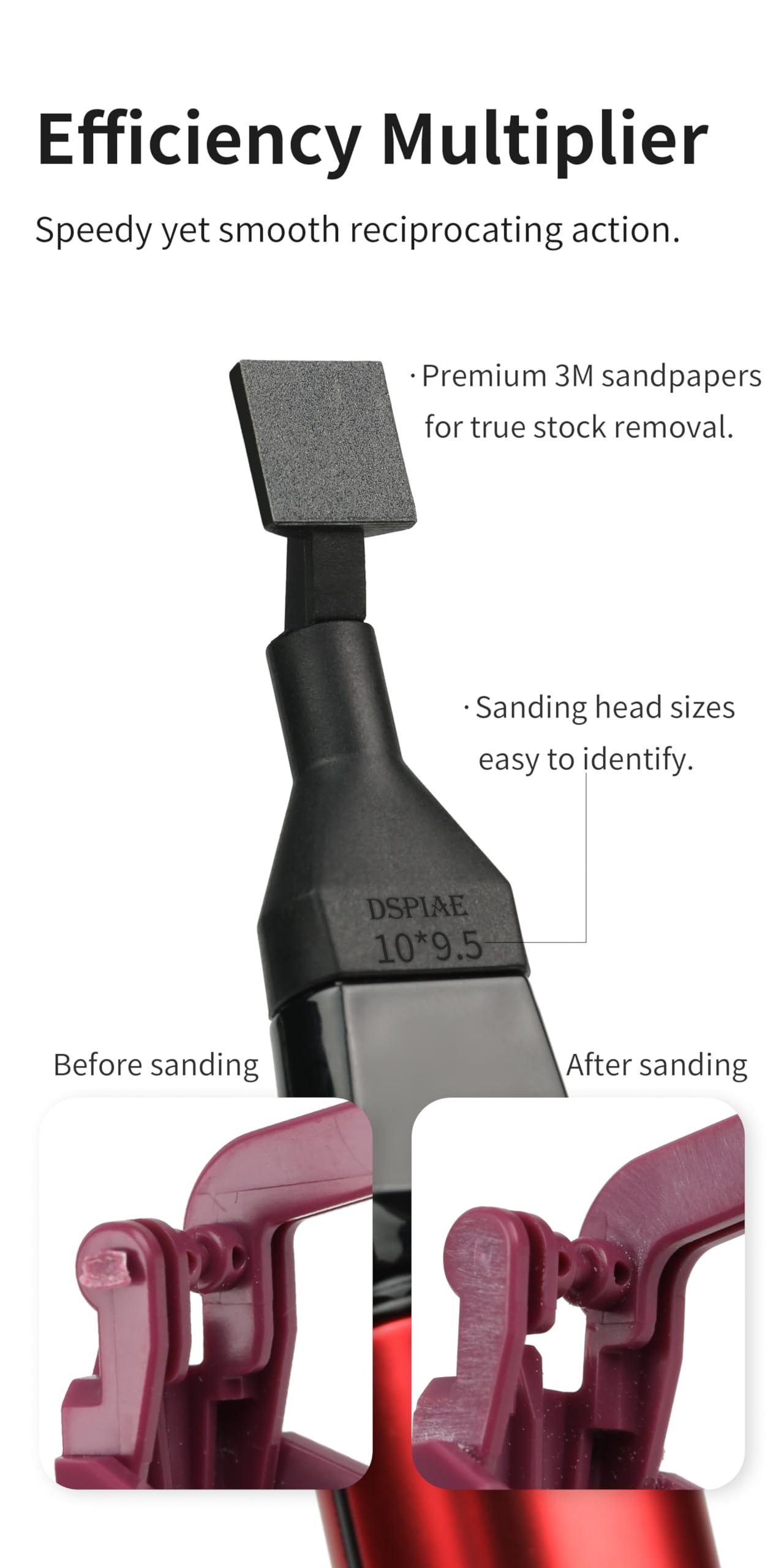 Levigatrice Elettrica USB Per Modellismo - Penna Abrasiva Con 8 Testine Per Gundam E Fai Da Te - Foto 9